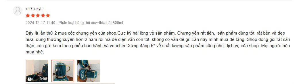 Đánh giá 5 sao trên Shopee: dùng hơn 2 năm đế điện vẫn tốt, mua lần thứ 2